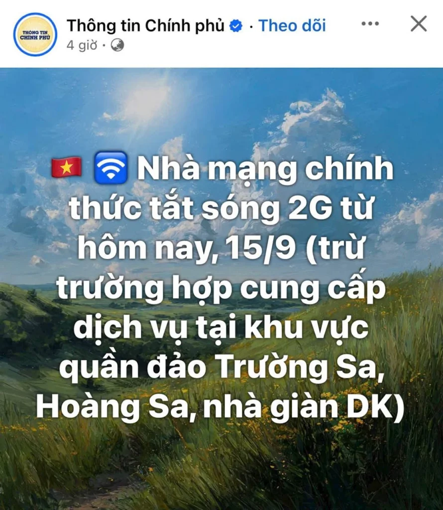 sóng 2g